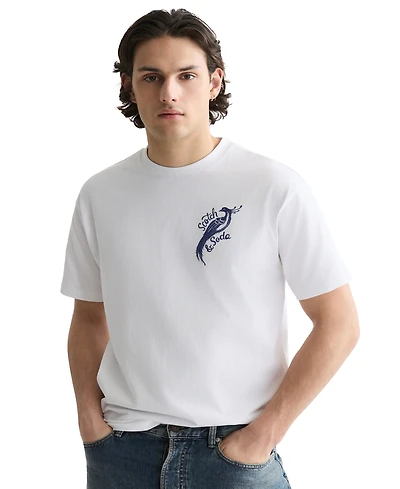 Scotch & Soda Men's Round-Neck Short-Sleeve Cotton T-Shirt