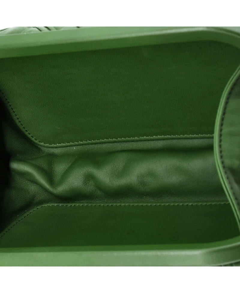 Pre-Owned Bottega Veneta Knot Minaudiere on Strap Intrecciato Leather