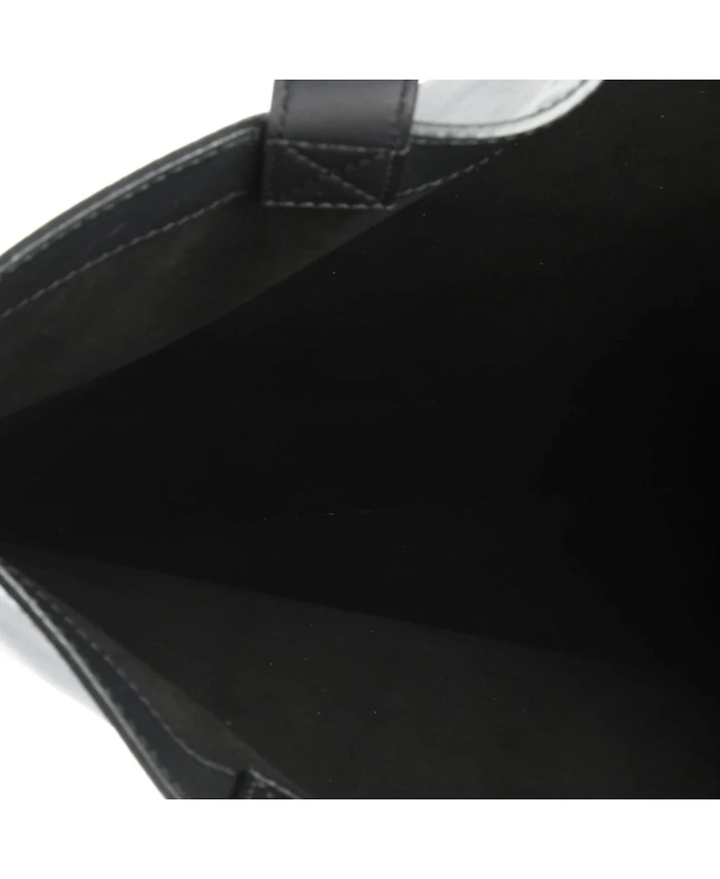 Pre-Owned Fendi Tall Pack Flat Shopper Tote Leather