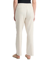 Jones New York Petite Mid Rise Welt Pocket Long Casual Pants