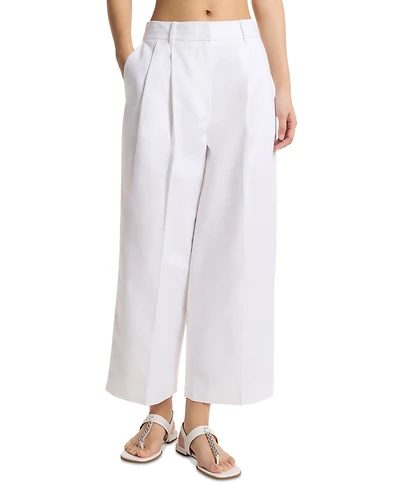 Michael Kors Women's Pleated Wide-Leg Pants