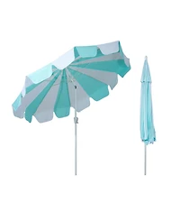 Mondawe 10 ft. Pagoda Patio Umbrella with Crank Lift and Tilt Adjustable