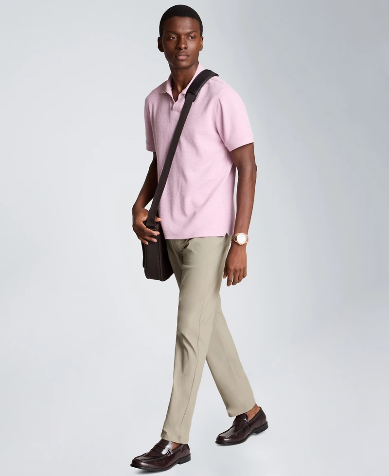 Kenneth Cole Men's Short-Sleeve Slim Fit Polo T-Shirt