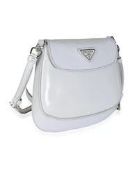 Pre-Owned Prada Cornflower Brushed Leather Mini Cleo