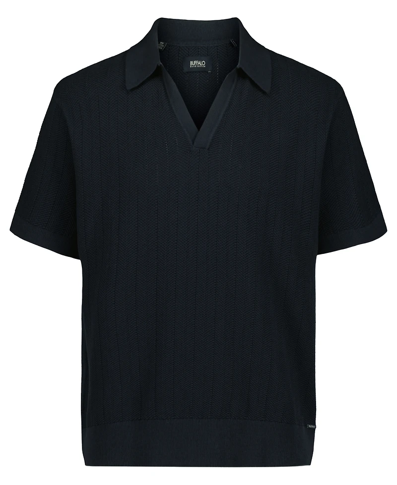 Buffalo David Bitton Men's Wortex Short-sleeve Polo Sweater