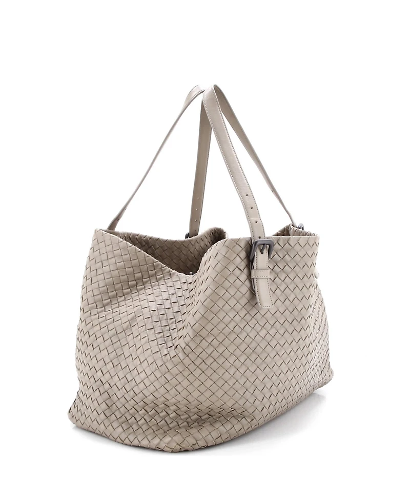 Pre-Owned Bottega Veneta Large A-Shape Tote Intrecciato Nappa