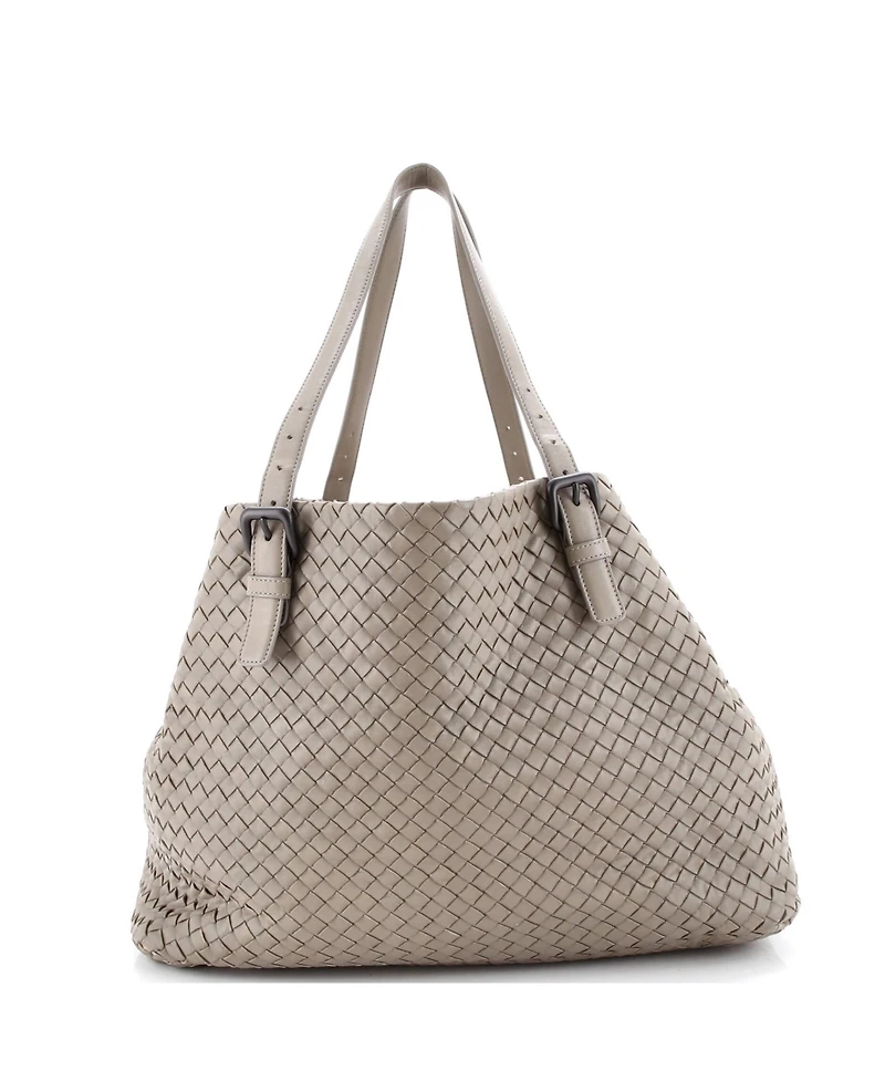 Pre-Owned Bottega Veneta Large A-Shape Tote Intrecciato Nappa