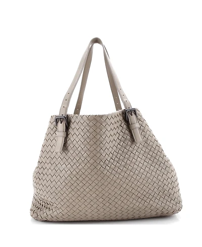 Pre-Owned Bottega Veneta Large A-Shape Tote Intrecciato Nappa