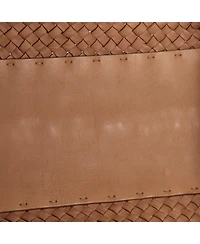 Pre-Owned Bottega Veneta Large Poussin Paillettes Cabat Handbag Intrecciato Nappa