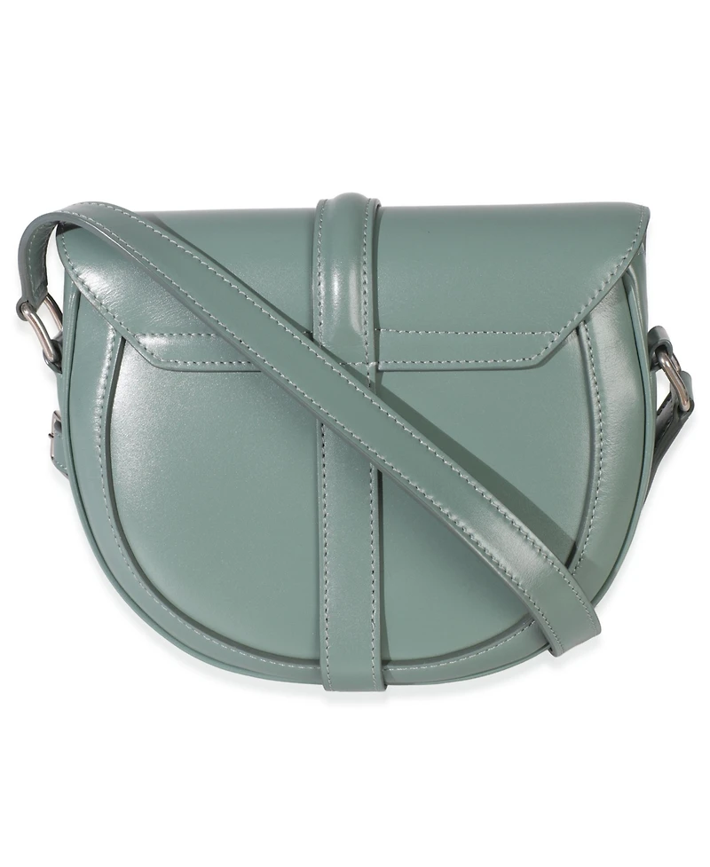 Pre-Owned Celine Celadon Satinated Calfskin Besace Small 16