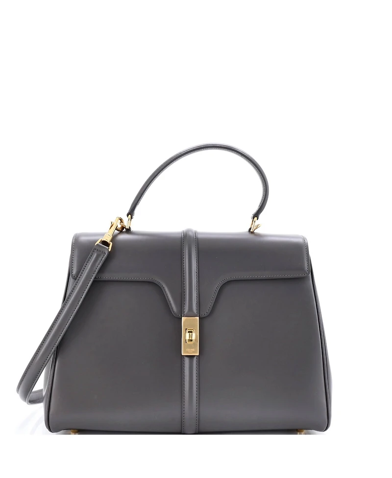 Pre-Owned Celine Medium 16 Top Handle Bag Smooth Calfskin