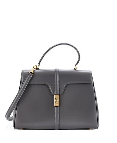 Pre-Owned Celine Medium 16 Top Handle Bag Smooth Calfskin