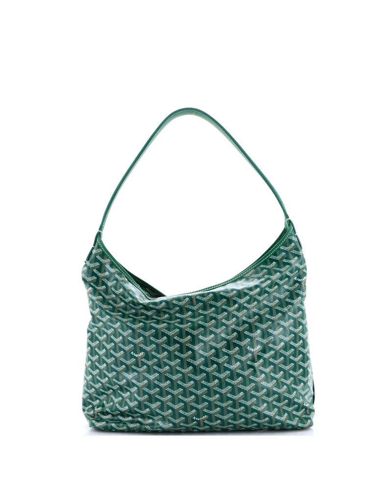 Pre-Owned Goyard Boheme Hobo Printed Coated Canvas