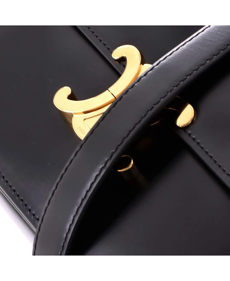 Pre-Owned Celine Medium Triomphe Shoulder Bag Smooth Calfskin