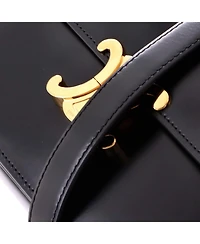 Pre-Owned Celine Medium Triomphe Shoulder Bag Smooth Calfskin