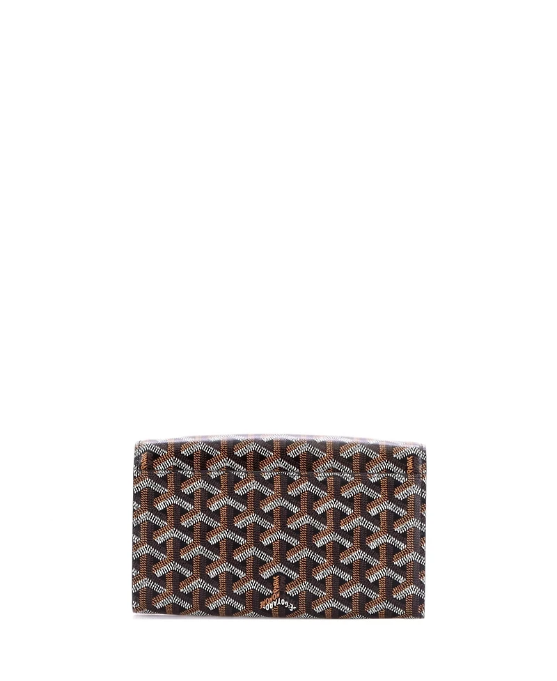 Pre-Owned Goyard Varenne Continental Wallet with Strap Coated Canvas