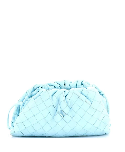 Pre-Owned Bottega Veneta Mini The Pouch Intrecciato Nappa