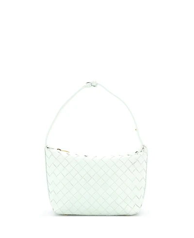 Pre-Owned Bottega Veneta Mini Wallace Shoulder Bag Intrecciato Nappa