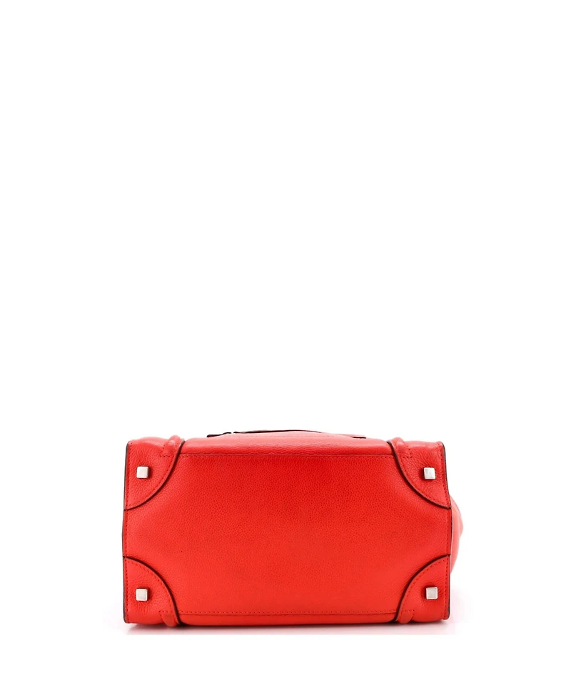 Pre-Owned Celine Mini Luggage Bag Grainy Leather