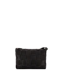 Pre-Owned Bottega Veneta Large Cassette Crossbody Bag Maxi Intrecciato Webbed Canvas