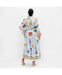 City Chic Women's Plus Stella Beauty Print Maxi Dress