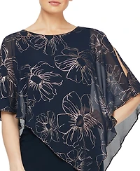 Sl Fashions Women's Crewneck Mini Sheath Dress