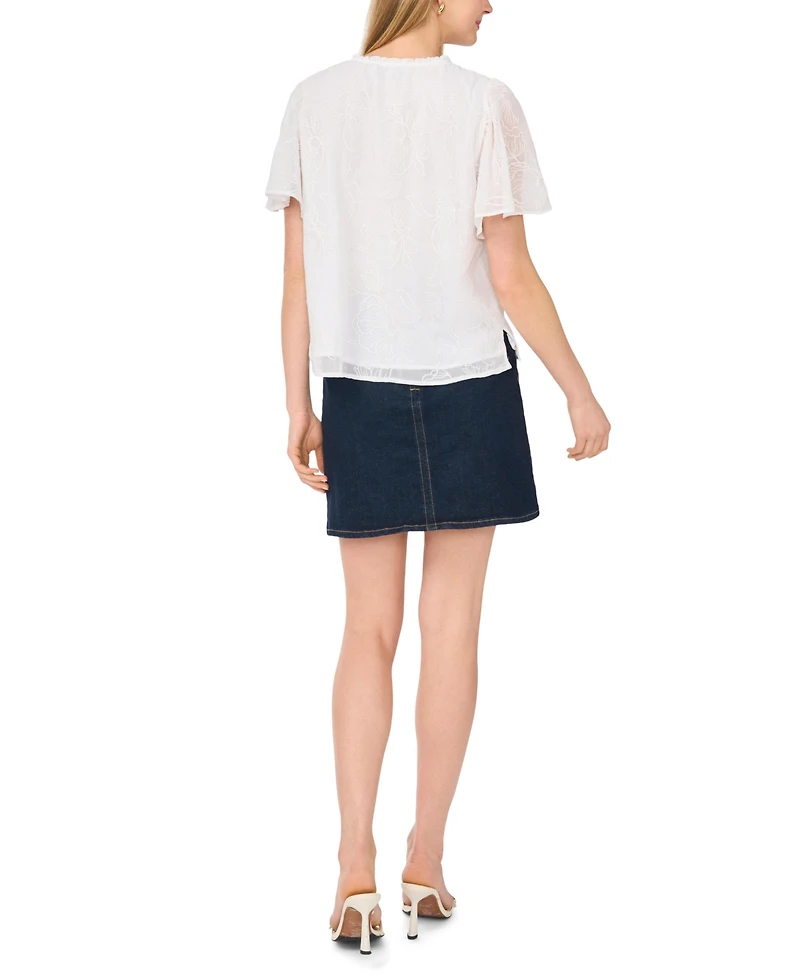 Vince Camuto Women's Tie-Neck Princess-Sleeve Blouse