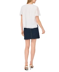 Vince Camuto Women's Tie-Neck Princess-Sleeve Blouse