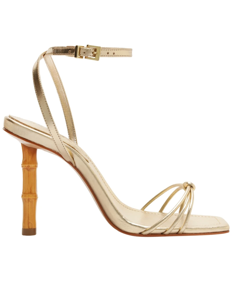 Schutz Women's Haven Bamboo Stiletto Heel Sandals