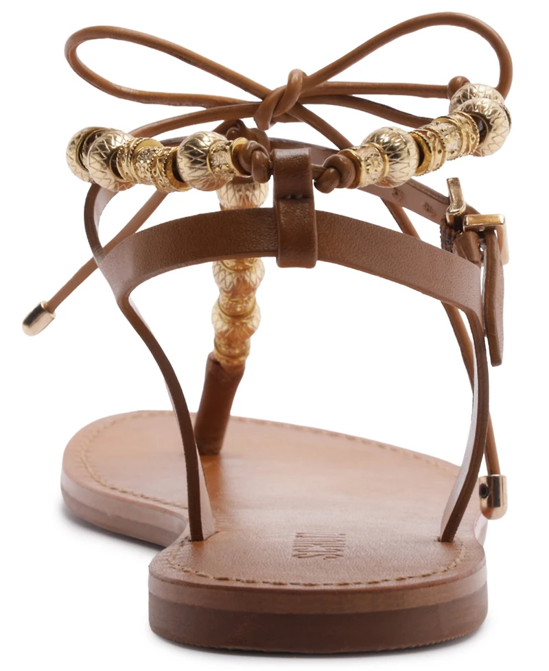 Schutz Women's Nia Round Toe Flat Sandals