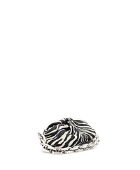 Pre-Owned Bottega Veneta The Chain Pouch Printed Textured Leather