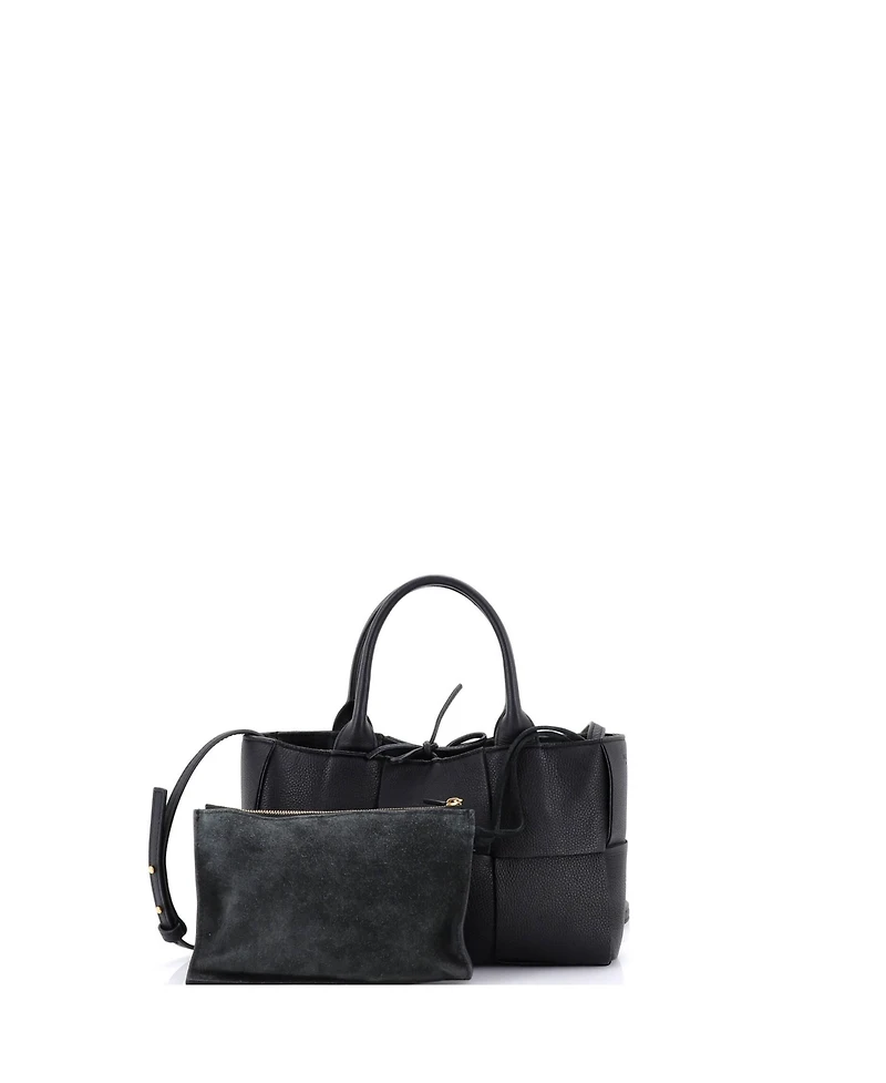 Pre-Owned Bottega Veneta Mini Arco Tote Maxi Intrecciato Leather