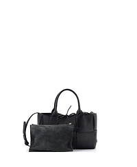 Pre-Owned Bottega Veneta Mini Arco Tote Maxi Intrecciato Leather