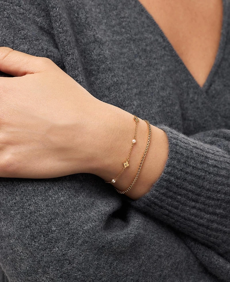 Ana Luisa Freshwater Pearl Hannah Flower Bracelet