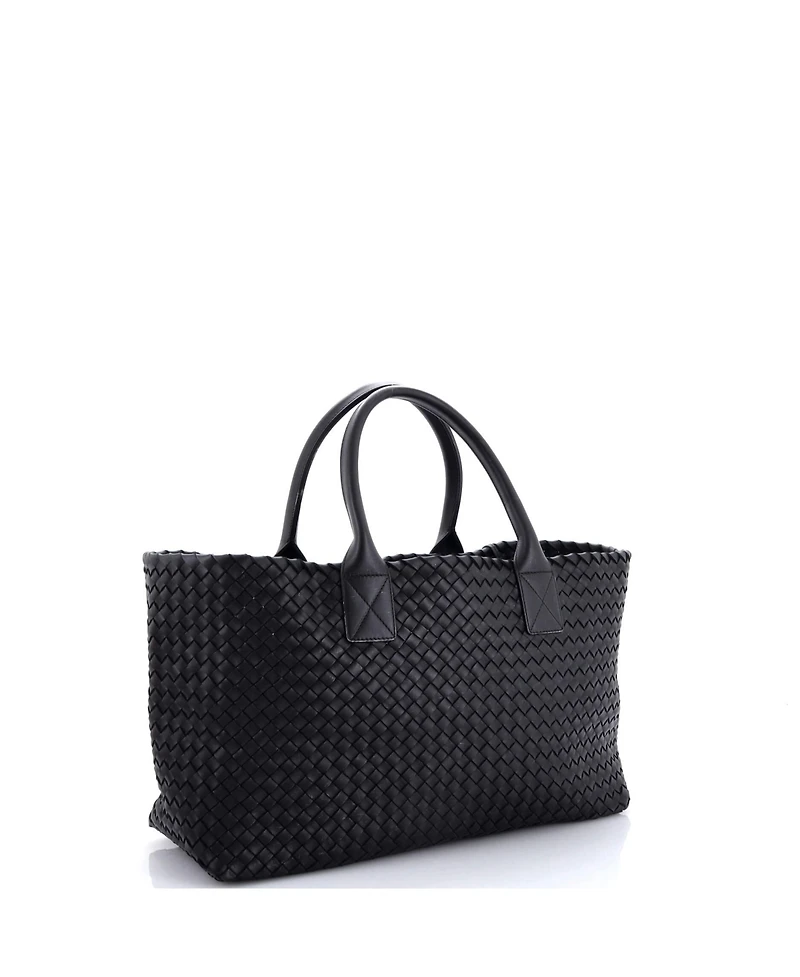 Pre-Owned Bottega Veneta Medium Cabat Tote Intrecciato Nappa