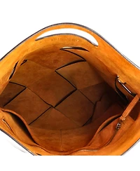 Pre-Owned Bottega Veneta Small Slip Tote Maxi Intrecciato Leather