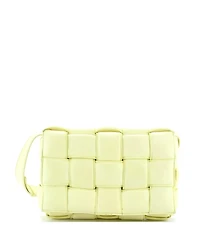 Pre-Owned Bottega Veneta Cassette Crossbody Bag Padded Maxi Intrecciato Leather