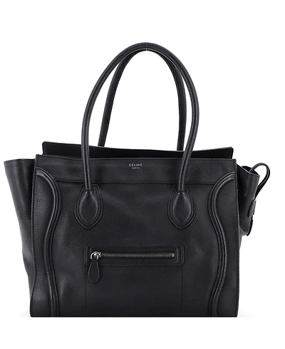 Pre-Owned Celine Shoulder Luggage Bag Leather