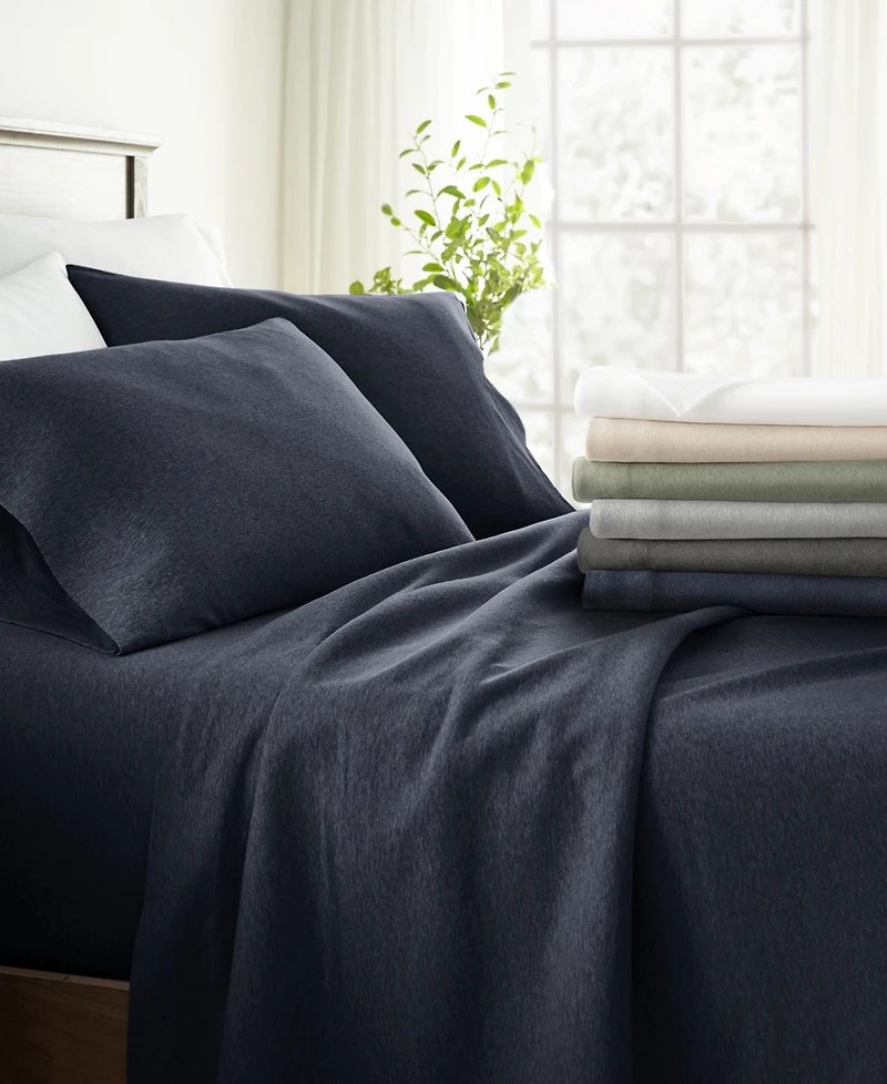 ienjoy Home Jersey Cotton 4-Pc. Sheet Set