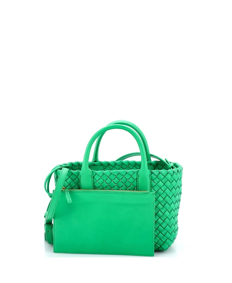Pre-Owned Bottega Veneta Mini Cabat Tote Intrecciato Nappa
