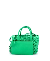 Pre-Owned Bottega Veneta Mini Cabat Tote Intrecciato Nappa