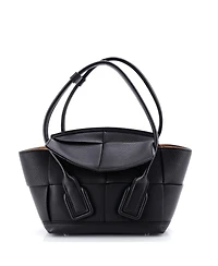 Pre-Owned Bottega Veneta Small Arco Bag Maxi Intrecciato Leather