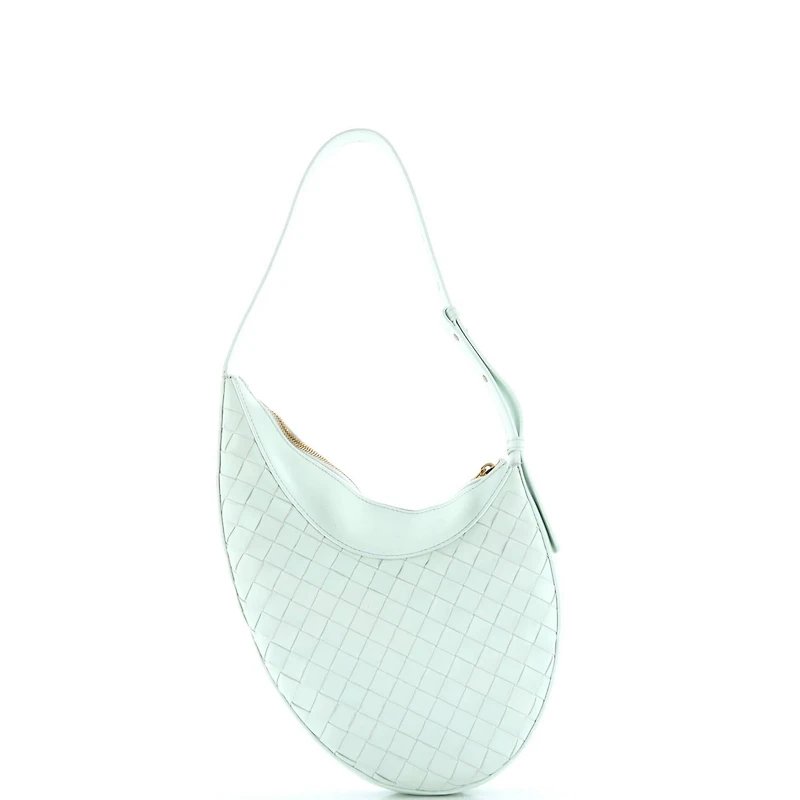 Pre-Owned Bottega Veneta Small Drop Shoulder Bag Intrecciato Nappa