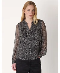 Whistles Women's Dragonfly Print Blouse