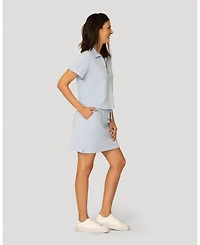 Cable & Gauge Women's Pique Polo Skort Set