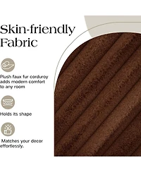 Rainsken 30.9" Wide Upholstered Round Ottoman