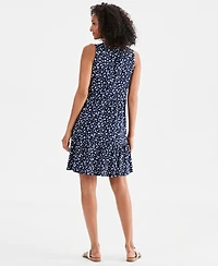 Style & Co Women's Printed Sleeveless Tiered Dress, Macy's Exclusive