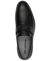 Karl Lagerfeld Men's Tumbled Slip-On Loafers
