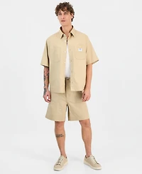 Hugo Boss Men's Ebwin Cotton Double-Pocket Shirt-Sleeve Shirt
