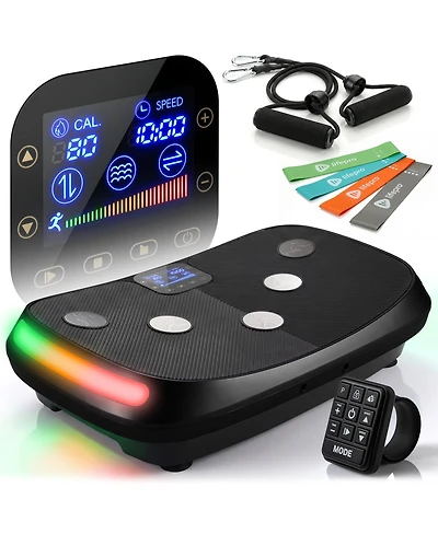 Lifepro Rumblex 4D Vibration Plate Exercise Machine – Triple Motor Oscillation, Linear & Pulsation for Whole Body Fitness